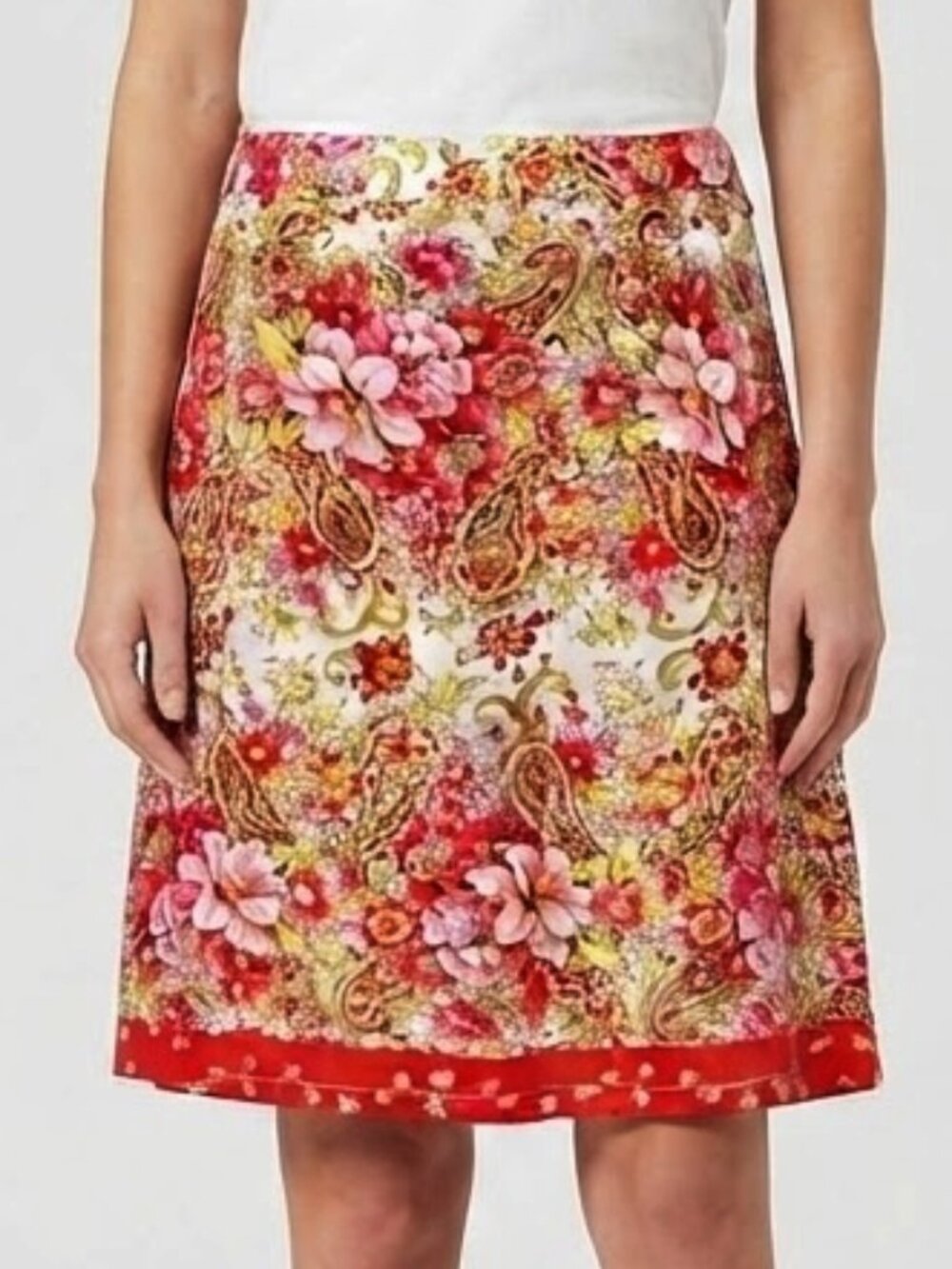 Old Navy Silk Floral Print Lightweight A Line Skirt- Sz. 2
